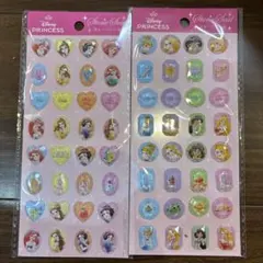 Disney プリンセス ストーンシール　シール　おはじき　ぷっくり　タイル