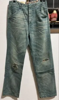 RRL サスペンダーデニムパンツのサムネイル