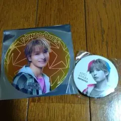 fantastics 木村慧人 クリアコースター&缶バッチセット ラウンドワン