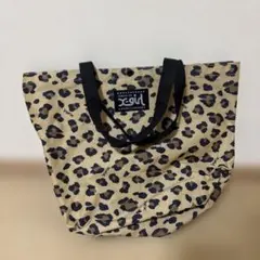 x-girl ヒョウ柄　トートバッグ　手持ちバッグ