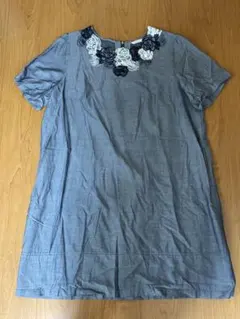 美品　TO BE CHIC フラワー　チュニック　サイズ46のサムネイル