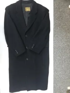 FIVE POCKETS　三峰　カシミヤ混　ロングコート　黒　 Lサイズ