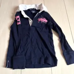 Ralph Lauren ビックポニー 紺色ポロシャツ 90