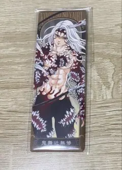 鬼滅の刃 絵札缶バッジ　鬼舞辻無惨　ロング缶バッジ