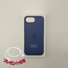 新品-純正互換品-iPhone16E シリコンケース ウィンターブルー