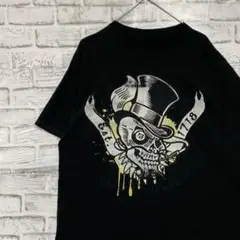 ユーロ古着ヴィンテージTシャツ！ブラック半袖L 0616のサムネイル