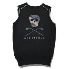 美品⭐︎マークアンドロナ　レディース ブラック Vネック 美品⭐︎マークアンドロナ レディース ブラック Vネック 2025年