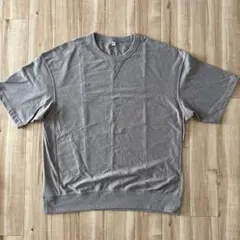 GU メンズ 半袖スウェット グレー XL