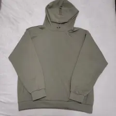 GU カーキ フード付きパーカー