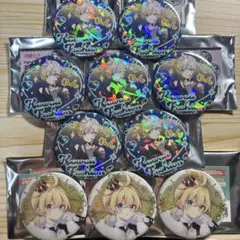 ボカロ　ボーカロイド　鏡音レン　ホロ　グリッター　缶バッジ　等身　10点セット
