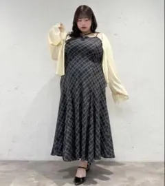 ルオシー Louiosy イレヘムマーメイドキャミワンピ LL ブルー系