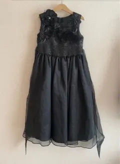 クレヨンキッズ　子供用ドレス　120 黒