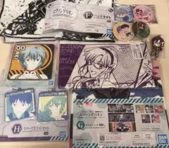 エヴァンゲリオン グッズ 10点まとめ エヴァストア 東京 手ぬぐい 一番くじ等