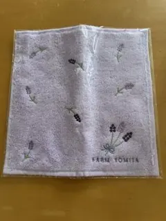 FARM TOMITA ラベンダー柄 ハンカチタオル 20×20cmのサムネイル