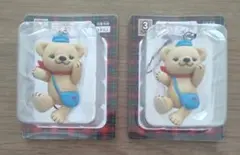 ぽすくま フィギュアストラップ 2個セット