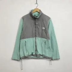 ノースフェイス デナリジャケット フリース グリーン ナイロン フルジップ