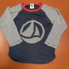 PETIT BATEAU プチバトー ボートデザインTシャツ 24m 86cm
