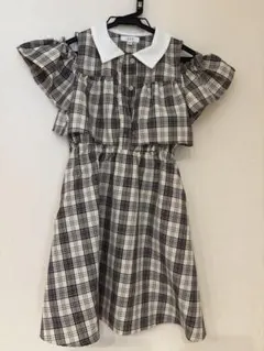 a.v.v. チェック柄ワンピース 130