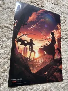 文豪ストレイドッグス 風が吹く街 購入特典ポスター 太宰治 織田作之助