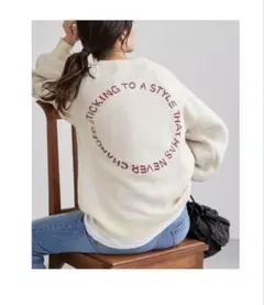 CIAOPANIC TYPY アソートロゴジャガードニット