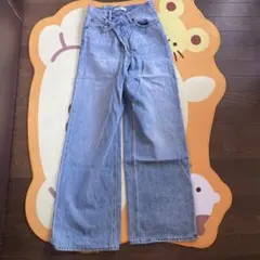 MOUSSY CROSS WAIST WIDE STRAIGHT 0