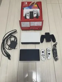 極美品　Nintendo Switch 有機ELモデル ホワイト　おまけ付き