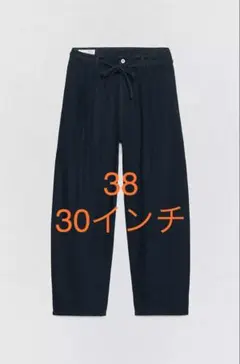 SOSHIOTSUKI X ZARAワイドレッグプリーツデニムパンツ 38 新品