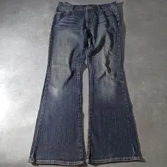 00s archive UNIQLO y2k flare denim swag - メルカリ