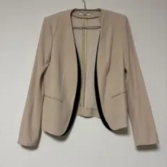 BEIGE, ノーカラージャケット 6号 ベージュのサムネイル