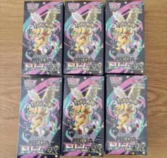 ポケモンカードゲーム MEGAドリームex シュリンク付未開封 6BOX