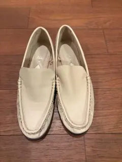ZARA レザーローファー 35