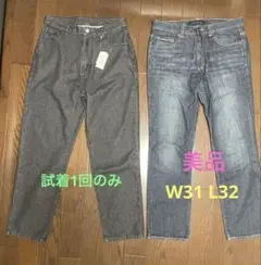 used Calvin Klein ジーンズ ＋その他　ブラックデニム　セット