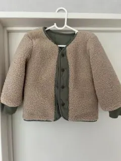 リバーシブルボアキルティングジャケット