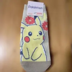 ポケモン ピカチュウ ソックス　23〜25cm　ポケットモンスター