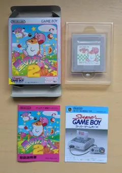【美品】星のカービィ2　完品　箱説付き　ゲームボーイ
