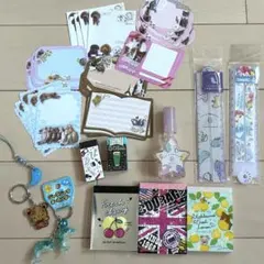 平成レトロ 文房具 ステーショナリー メモ帳 キーホルダー 12点セット