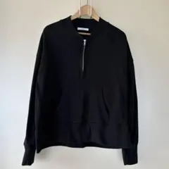 OMNES ハーフジップ プルオーバー