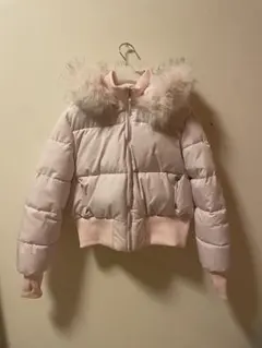 韓国風ピンクダウンファー付き24時間以内発送‼︎