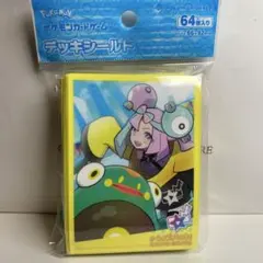 ☆新品☆ ポケモントレーナーズ ナンジャモ＆ハラバリー デッキシールド スリーブ