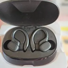 ワイヤレスイヤホン ブラック オーバーイヤータイプ