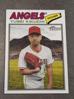菊池雄星 Topps Heritage エンゼルス MLBカード