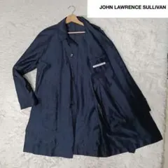 美品◆JOHN LAWRENCE SULLIVAN 絹・麻混 ロングコートのサムネイル