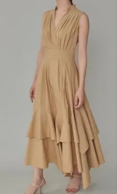 ANDMARY アンドマリー】Grenda ribbon long dress - メルカリ