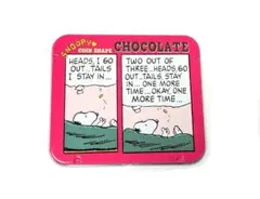 スヌーピー チョコレート缶 空缶