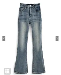 GRL セミフレアデニムパンツ　cu508 Sサイズ