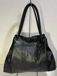 FURLA (フルラ)ブラック レザー トートバッグ