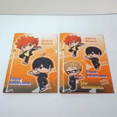 【匿名配送／未使用】ハイキュー!! くら寿司コラボ ノート2冊