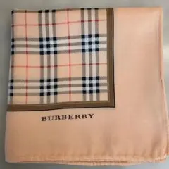 BURBERRY 大判ハンカチ スカーフ 57×57cm