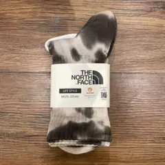 ノースフェイス Mサイズ ホワイト×グレー ソックス NN82316