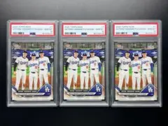 PSA10 3連番 大谷翔平 山本由伸 佐々木朗希 東京 #7 topps